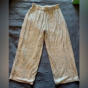 Girls Sparkling Sequin Pants